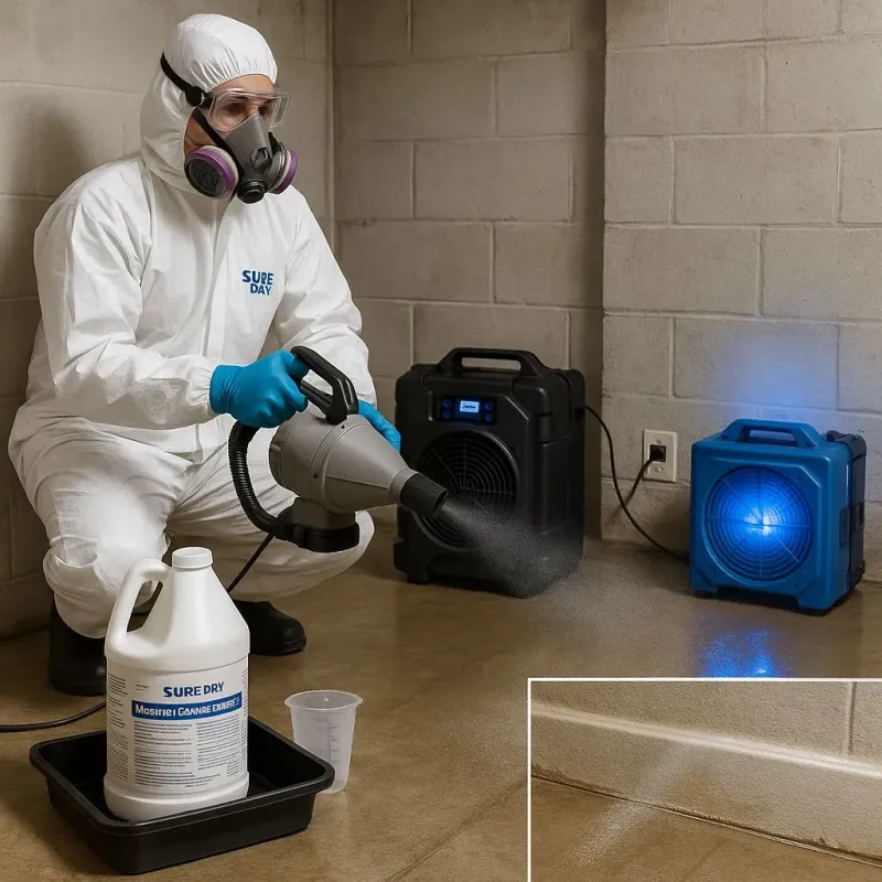 Sanitization and Odor Removal process in Goddard, KS